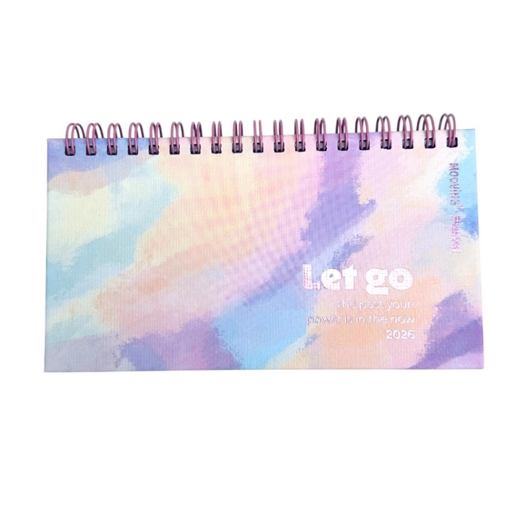 Agenda Mooving 2026 Pocket Pastel Let Go con Espiral Semana la Vista Art.1409210